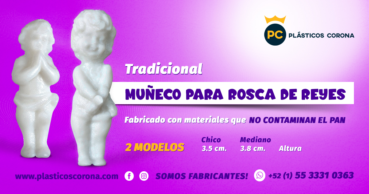 Muñeco para rosca de Reyes