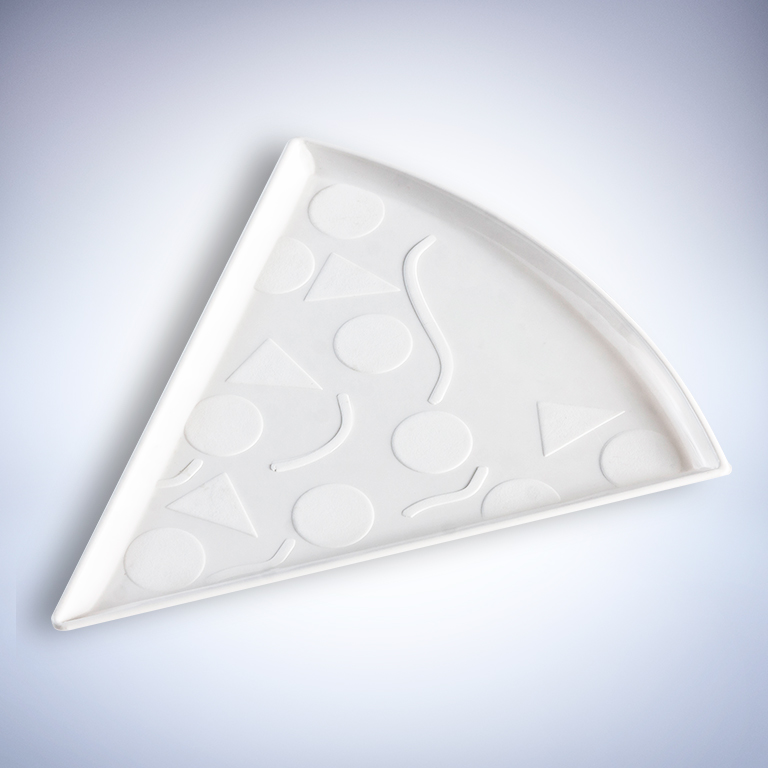 Plato pizza plastico