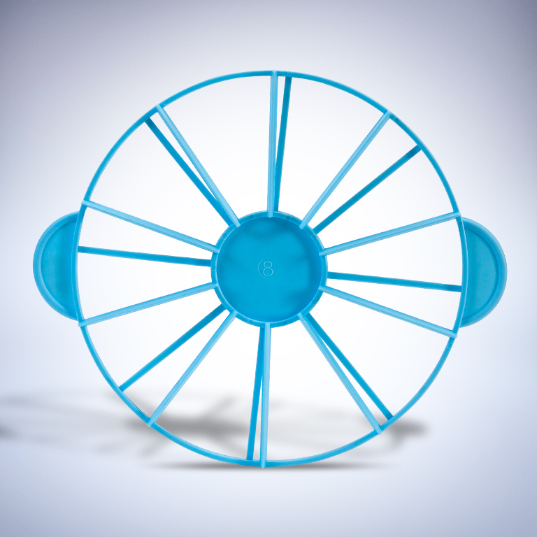 marcado pastel plastico 8 y 10 rebanadas